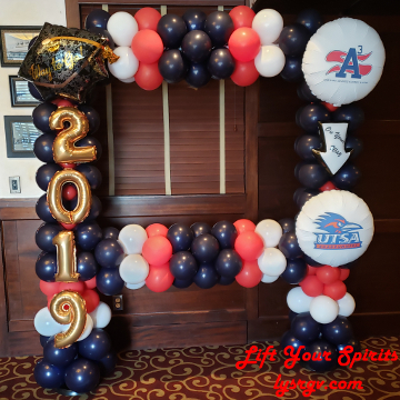 Sharyland A3 Graduation 2019 - Photo Frames - Lift Your Spirits Balloon Decor, McAllen, TX